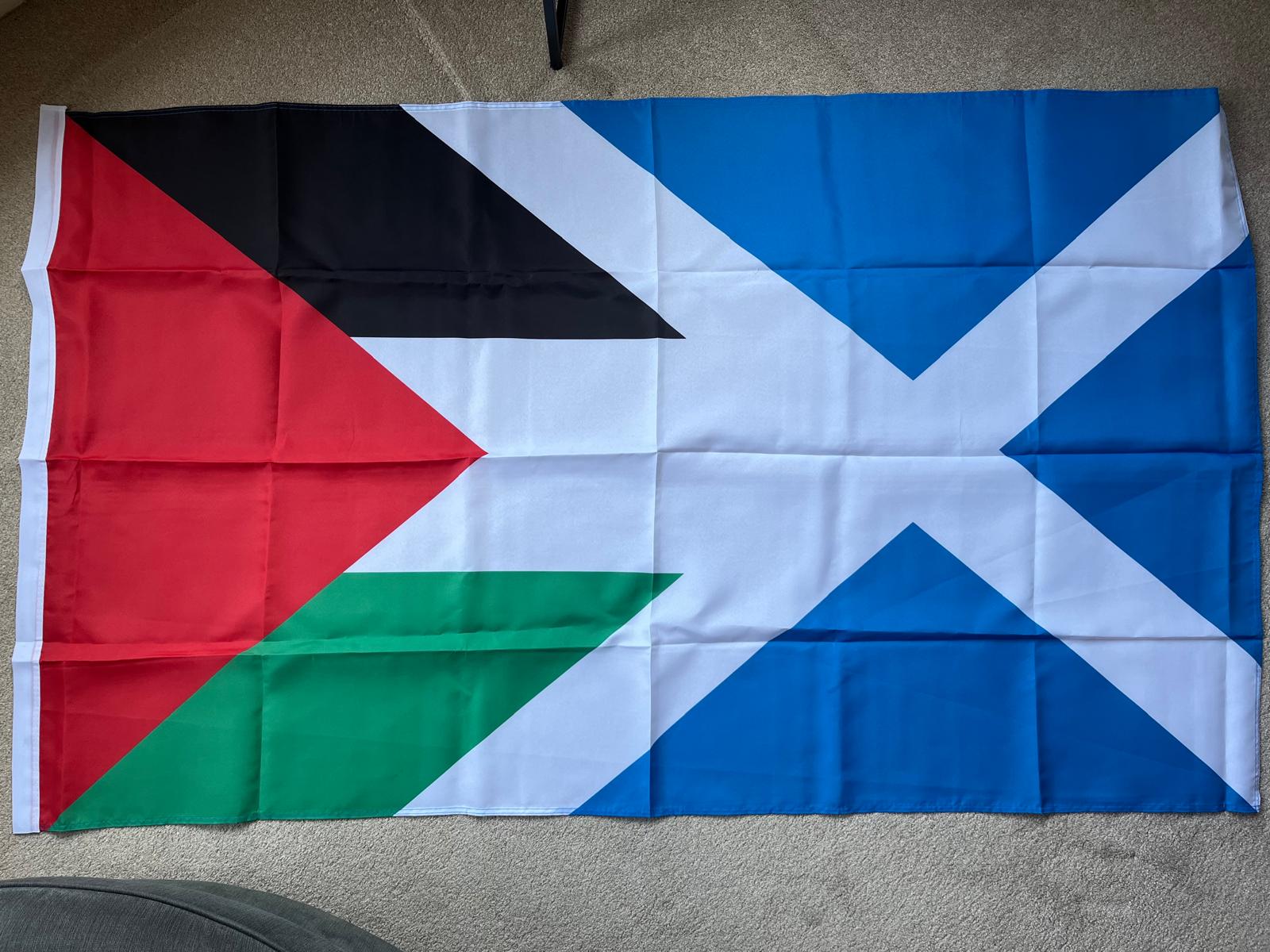 Palestine-Scotland Solidarity Flag